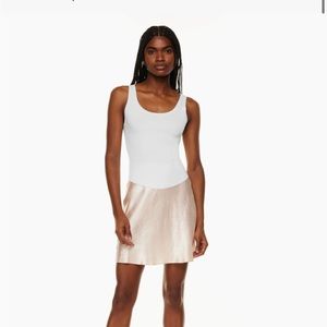 Babaton Slip Mini Skirt - color Denude size 6